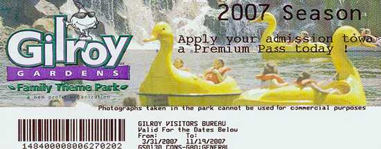 Gilroy Gardens Theme Park July 23 2007