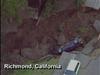 Crews carefully watching massive sink hole in Bay Area